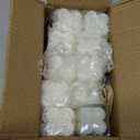 MTLEE Mini Bubble Candles Wedding Favors Gifts for Guests 1.57" x 1.38" Bubble Candles with Cards Dried Flowers DIY Gift Set for Baptism Party Bridal Shower Thank You Gifts(Ivory,30 Sets)