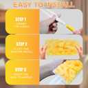 Yicotira Duster Refill Compatible with Swiffer Duster, Heavy Duty Duster Refills Kit for Cleaning Dusting, Multi Surface 360 Feather Duster, 20 Count Disposable Refills with 1 Handle