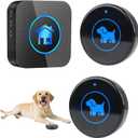 Dog Door Bell (2026 Enhanced Touch), Wireless Dog Doorbells for Potty Training  Dog Bells to Go Outside, 1000Feet Range, Waterproof Button, 55 Melodies & 5 Notification Modes(2 Buttons)