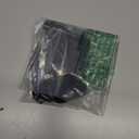 New Dog Muzzle for Small Dogs, to Prevent Biting, Soft Material with Reflective & Adjustable Strap, Breathable Mouth Guard for Biting Chewing Grooming, Allow Panting Drinking (Black, S Size)