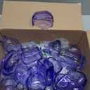 Bud Vases in Bulk 24 | Purple Glass Vase Set  Small Clear Bud Vases for Wedding Centerpieces, Floral Arrangements, Table Decor | Bulk Elegant Mini Vases for Events, Home & Party Decorations
