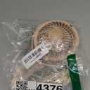 SWEETFULL Baby Stroller Fan - 4000mAh Rechargeable 4-Speed Quiet with LED Display & Night Light, Mini Portable 360 Clip On Safe Fan for Car Seat, Crib, Travel - Brown