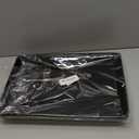 Serving Tray Platter, 4 Pcs Food Tray for Veggie Fruit Snack Dessert Cookie Cheese, Food Trays for Party Supplies Display, Plastic Platters for Serving Food, Large Trays, BPA Free (16.0'' x 11'' (4 Pack), Black)