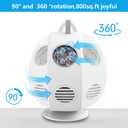 Bubble Machine for Kids Toddlers, 90 360 Rotatable Automatic Bubble Blower 4000+ Bubbles/Min, Bubble Maker for 3 4 5 6 7 8 Year Old, Easter Christmas Birthday Outdoor Wedding Party Gifts
