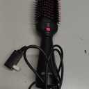 Thermal Brush Blowout Volumizer with Flexi-Fit for Hair Straightening, Heated Round Styler Tool, Hair Straightener