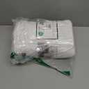 100% Cotton Fitted Sheet  King Size, White  Crisp Percale Weave, Brushed for Softness, Deep Pockets for Snug Fit, Breathable, Bottom Sheet by Linen Closet