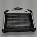 Buzbug LED Bug Zapper Indoor, 10 Years Lifespan 3 Lamps Enhance Insect Attraction, 3800V High-Voltage, Electric Mosquito Zapper, Fruit Fly Mosquito Moth Gnat Trap, Killer, Zapper -MA009 (Black)