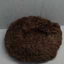 Cat Beds for Indoor Cats Doughnut Dog Bed Kitten Bed Pet Bed Calming Cuter Puppy Bed Small Pet Bed Fluffy Dog Bed Small Round Bed Up to 7 Lbs (36CM, Koffee)