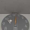 Mosewa Wall Clock 14 Inch Gray Battery Operated Silent Non Ticking Simple Modern Wood Clock Decorative for Bedroom Living Room Kitchen Home Office