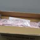 MUXHOMO 7 Pieces Full Comforter Set, Seersucker Bed in a Bag Full Size, All Season Luxury Bedding Set with Comforter, Flat Sheet, Fitted Sheet, Pillowcases & Shams, Pink (Full (82"x86"))