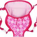 Baby Dolls Carrier Backpack Doll Accessories Front and Back Carrier with Straps for 15 Inch to 18 Inch Dolls, Doll Carrier