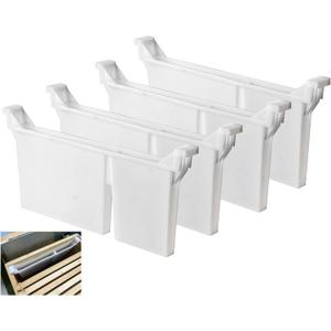4pcs Langstroth Hive Bee Feeder - Dual Compartment 1.5L Bee Feeder & Water, Anti-Drowning Design for Beekeeping Supplies