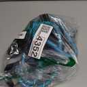 Service Dog Harness (Medium, Light Blue) with Reflective Strips, Leash, and 10 Patches, for Dog Training and Walking