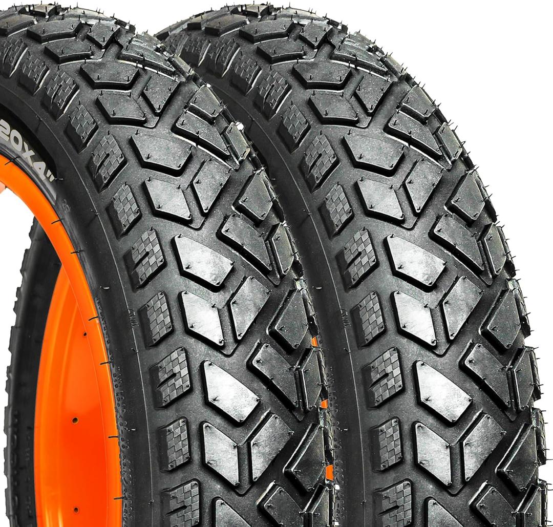 HEB ALLSCAPE 20x4 Bike Tire / 26x4 Bike Tire - Fat Tire for Ebike MTB, Heavy Duty High-Performance E-Bike Mountain Bike Tire, All-Terrain Directional Tread, High-Density Tire for Street & Trail Riding