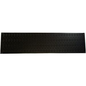 Wall Control Narrow Pegboard Rack 8in x 32in Black Metal Pegboard Runner Tool Board
