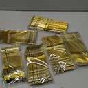 N9R 120PCS Gold Plastic Silverware, Disposable Silverware Include 40 Forks, 40 Spoons, 40 Knives, Gold Cutlery Set Disposable for Party, Wedding and Daily Use