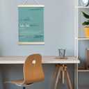 NQDWX Lake Life Hanging Flag - Rustic Cabin Wall Decor, 12x18 Inch Wooden Frame Banner, Gift for Cottage & Fishing Enthusiasts. (161)