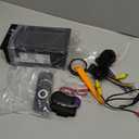 7'' Double Din Car Stereo Build-in Apple Carplay,Bluetooth 5.1 Hand-Free Calling,Touchscreen Car Radio FM,GPS Navigation,Night Vison Backup Camera,USB/TF/Subwoorf/240 watts