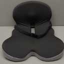 Seat Cushion, Office Chair Seat Cushions for Office Chair with L-Shaped Ergonomic Design, Memory Foam Chair Cushion for Long Sitting Office Worker(Black Gray)