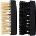 GUZI 2Pcs Professional Cleaning Shoe Brush Plastic Soft Brush Hard Brush Household Cleaning Set Shoe Care Leather Care Shoe Brushes for Cleaning