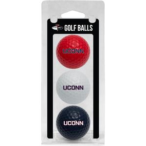 Team Golf NCAA Regulation Size Golf Balls, 3 Pack, Full Color Durable Team Imprint