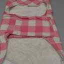 Malier Classic Plaid Fleece Dog Coat - Warm Winter Jacket with Pocket for Small to Large Dogs (Pink, XX-Large)