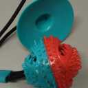 Askhald Dog Toys Chew Toys for Aggressive chewers, Puppy Training Treats Teething Rope Toys for Boredom Dog Puzzle Treat Food Dispensing Ball Toys for Puppies Teething (Blue)