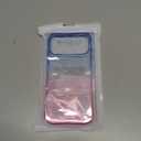 JJGoo Compatible with iPhone 17 Pro Max Case Clear Glitter, Sparkle Soft TPU Transparent Shockproof Women Girls Slim Bling Sparkly Bumper Cover Phone Cases, Gradient Blue Pink