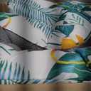 Outdoor Chaise Lounge Chair Cushion 75.1 x 22.8 x 4.7 Inches 100% Waterproof Replacement Cotton Patio Pool Lounge Chair Cushion for Outdoor Furniture with Ties, Yellow-Green Leaf