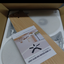 Ayaoty Ceiling Fans with Lights, 48-inch Low Profile Ceiling Fan with Light and Remote Control, Flush Mount RGB Dimmable Light, Noiseless, White Ceiling Fan for Bedroom Indoor/Outdoor Use