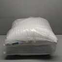 Oubonun 18 x 18 Throw Pillow Inserts, Firm and Fluffy Decorative Square Pillows for Couch Bed Sofa with Soft Cotton Cover White Cushion with Down Alternative Pack of 2