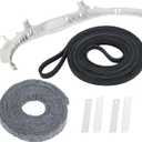 PartsBroz WE49X20697 Dryer Bearing Kit - Compatible With General Electric Hotpoint Kenmore Dryers - Replaces AP5806906 3319945 PS9493092 Ultra Durable Replacement