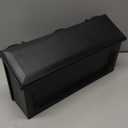 Architectural Mailboxes Windsor™ Wall-Mounted Mailbox for Outside, Rust-Proof Plastic Small Mail Box, Black