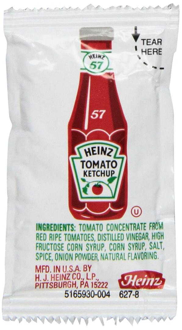 Heinz Tomato Ketchup, 750ct - 7g Packets (EXP 04/17/26)