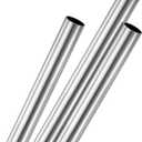 3-Pack 400mm 304 Stainless Steel Tube, 5mm OD 0.2mm Wall Thickness Seamless Stainless Steel Tubing for Construction/Machining/DIY Crafting, Metal Straight Pipe [0.2x0.01x15.7IN]