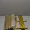 Wedding Arch Stand 3 Set (6.2FT, 5.2FT, 4.3FT) Metal Arch Backdrop Stand, Gold Backdrop Stand, Square Backdrop Frame for Birthday Party Ceremony Outdoor Indoor Celebration Decoration