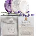 Thinking of You Comfort Worry Stones  Sympathy & Bereavement Gifts for Loss of Loved One, Memorial Grief Gift for Adults & Children, Remembrance Healing Crystals, in Loving Memory Condolence Gift