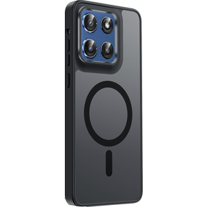 LeYi for Moto G-Stylus-2025/2026 Case MagSafe Fit Matte Translucent, Black | Motorola G Stylus 2025 Case