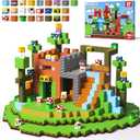 Magnetic Blocks - 150 PCS Magnets Game-Based Building Block for Ages 3,4,5,6,7,8,9,10,11 Kids Birthday Toy Sets Present, Stacking Cubes Construction Gift for Toddlers Boys & Girls, 0.8in