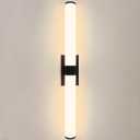 Kalium 33in Modern Wall Sconces, Dimmable Bathroom Vanity Lights, 3000K Warm White LED Indoor Sconces Lighting for Bathroom, Stairs, Living Room, Bedroom. Hardwired.