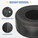 GICOOL (2 Pack) 13x5.00-6 Lawn Mower Tubeless Tire, 13x5-6 Riding Zero Turn Lawnmower Smooth Turf Tyre, 4 Ply