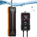 hygger Aquarium Heater 300W/500W/800W/1000W, Submersible Fish Tank Heater with Digital LED Controller and Intelligent Leaving Water Automatically Stop Heating System, for Freshwater and Saltwater (1000W for 130-260 Gallon)