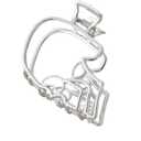 Contemporary Openwork Skull Metal Hair Clip Punk Accessory Halloween Decoration For Costume Parties Festivals Party Accessory For Adults