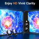 YWXTW EZ Alignment for Samsung Galaxy Z Flip 6/Z Flip 7 FE Screen Protector, [Strengthen Crease Test] 3Pcs Inner Soft EPU Film+2Pcs Front Display Tempered Glass+1 Set Camera lens Protector, Anti Scratch