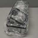 EUDELE Adhesive Shower Caddy, 5 Pack Rustproof Stainless Steel Bath Organizers With Large Capacity, No Drilling Shelves for Bathroom Storage & Home Decor (XL size, Black)