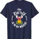Funny Oktoberfest My Dirndl Is In The Wash T-Shirt, Large