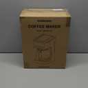 Coffee Maker, Programmable Drip Coffee Maker 12 Cup, Regular & Strong Brew Drip Coffee Machine with Iced Coffee Function for Home and Office, Black & Stainless Steel