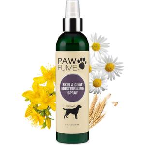 PAWFUME Skin & Coat Detangler Spray for Dogs, 1-Pack  Soothe Dry, Itchy Coats Quickly  Non-Toxic Chamomile & Oat Formula, Essential Fatty Acids & Vet-Certified  Dog Detangler Spray Dematting Care