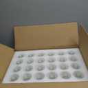 Glass Bud Vases Set of 24, Small Flower Vase in Bulk, Clear Mini Ribbed VaseS for Centerpieces, Modern Wedding Reception Table Decorations