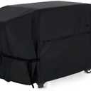 NettyPro Griddle Cover for Blackstone 36 inch Griddle Waterproof UV Resistant 4 Burner Flat Top Gas Grill Cover for Blackstone 36" Griddle Cooking Station and Camp Chef FTG600, Black